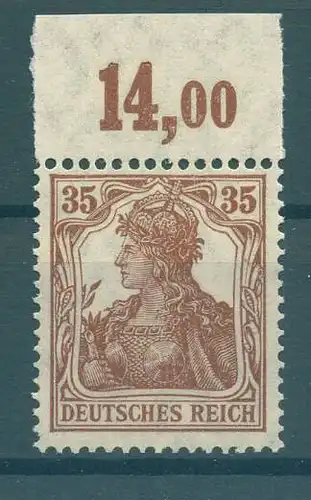 DEUTSCHES REICH 1918 Nr 103 postfrisch (226969)