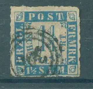 SCHLESWIG-HOLSTEIN 1864 Nr 7 gestempelt (227118)