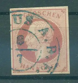 HANNOVER 1859 Nr 14 gestempelt (227162)