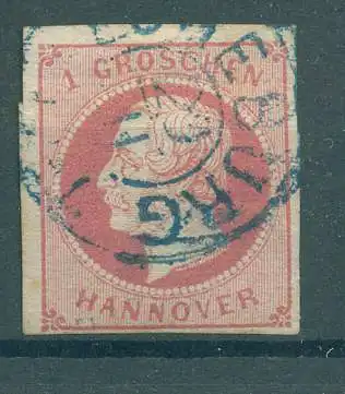 HANNOVER 1859 Nr 14 gestempelt (227199)