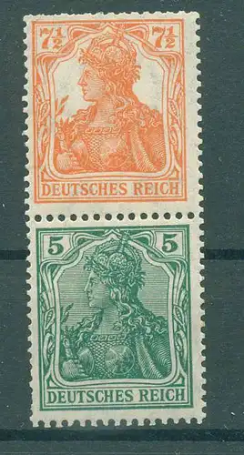 DEUTSCHES REICH 1918 Nr S3 ungebraucht (227436)