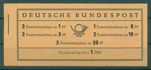 BUND 1958/1960 MH 4YII postfrisch (227496)
