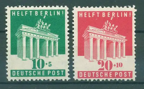 BIZONE 1948 Nr 101-102 postfrisch (227601)
