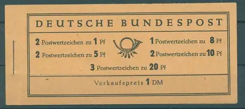 BUND 1958/1960 MH 4YII postfrisch (227650)