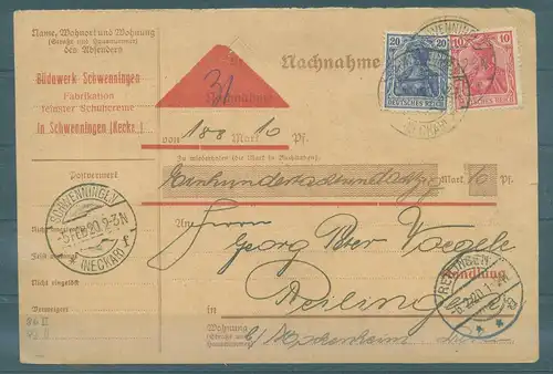 DEUTSCHES REICH 1915 Nr 86II+87II gestempelt (227666)