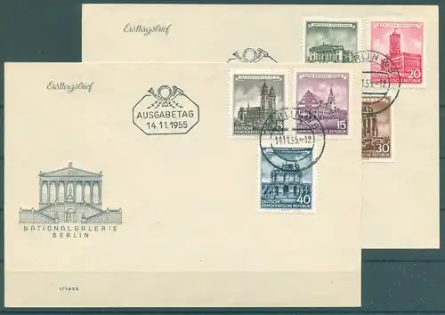 DDR 1955 Nr 491-496 Ersttagsbrief (227673)
