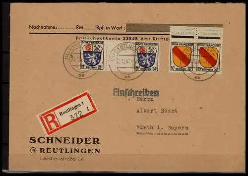 FRZ.ZONE ALLGEMEIN 1945 Nr 9ZW gestempelt (227839)