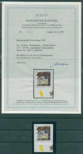 BUND 1997 Nr 1960 U postfrisch (227989)