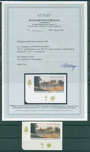 BUND 2002 Nr 2277 U postfrisch (227995)