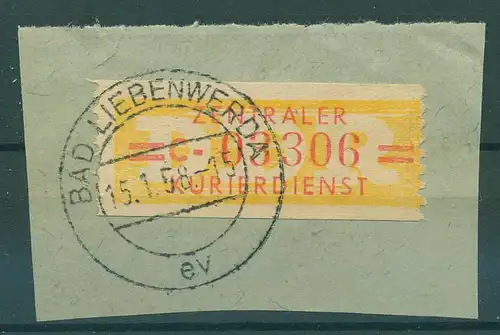 DDR ZKD B 1958 Nr 17C gestempelt (228019)