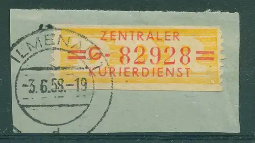 DDR ZKD B 1958 Nr 17G gestempelt (228023)