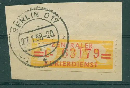 DDR ZKD B 1958 Nr 17L gestempelt (228027)