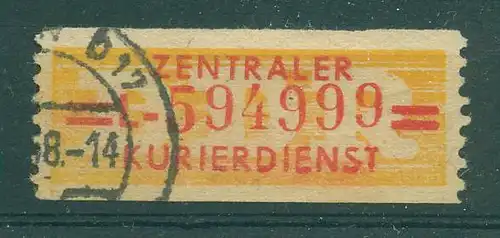 DDR ZKD B 1958 Nr 17L gestempelt (228028)