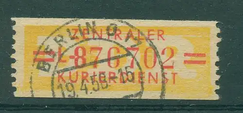DDR ZKD B 1958 Nr 17L gestempelt (228029)