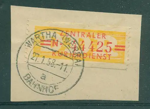 DDR ZKD B 1958 Nr 17N gestempelt (228031)