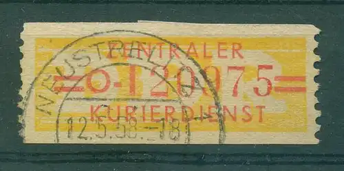 DDR ZKD B 1958 Nr 17O gestempelt (228032)