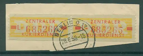 DDR ZKD B 1958 Nr 18I L gestempelt (228044)