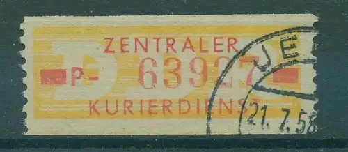 DDR ZKD B 1958 Nr 18I P gestempelt (228049)