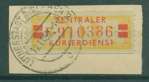 DDR ZKD B 1958 Nr 19II F gestempelt (228076)