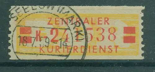 DDR ZKD B 1958 Nr 19II K gestempelt (228079)
