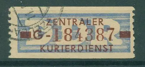 DDR ZKD B 1958 Nr 20G gestempelt (228092)