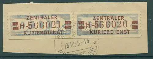 DDR ZKD B 1958 Nr 21H gestempelt (228109)