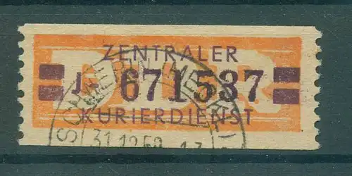 DDR ZKD B 1958 Nr 23J gestempelt (228144)