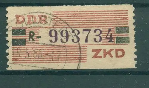 DDR ZKD B 1959 Nr 29R gestempelt (228187)
