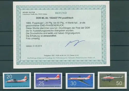 DDR 1969 Nr 1524-1527PH postfrisch (228244)