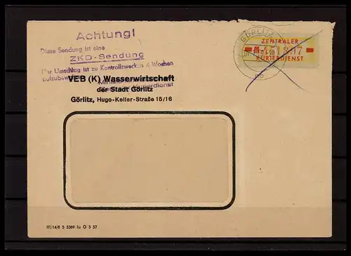 DDR ZKD B 1958 Nr 18II M gestempelt (228266)