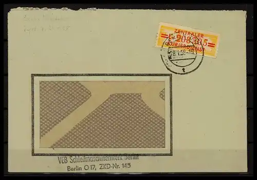 DDR ZKD B 1958 Nr 17L gestempelt (228280)