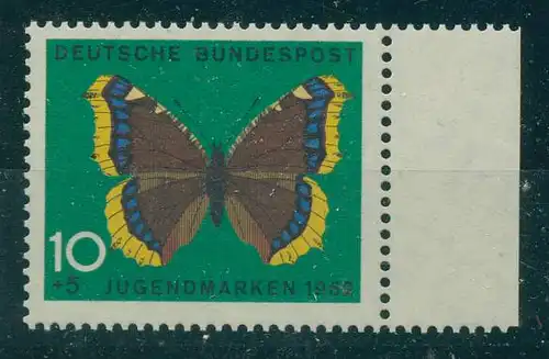 BUND 1962 PLATTENFEHLER Nr 377 f10 postfrisch (228415)