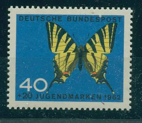 BUND 1962 PLATTENFEHLER Nr 379 f37 postfrisch (228416)