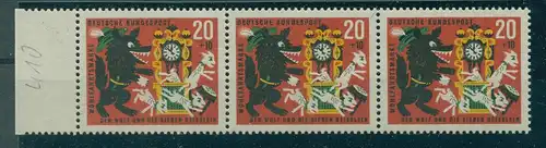 BUND 1963 PLATTENFEHLER Nr 410 f38 postfrisch (228422)