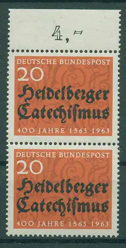 BUND 1963 PLATTENFEHLER Nr 396 f2 postfrisch (228426)