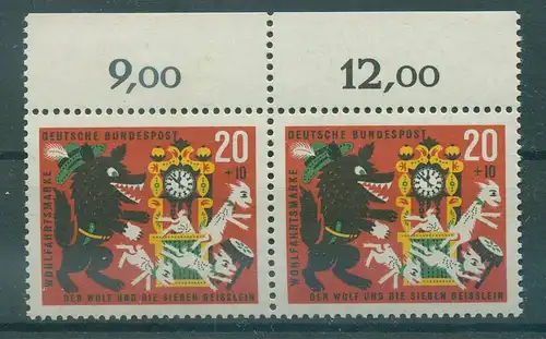 BUND 1963 PLATTENFEHLER Nr 410 f3 postfrisch (228427)