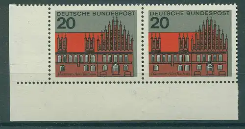 BUND 1963 PLATTENFEHLER Nr 416 f47 postfrisch (228429)