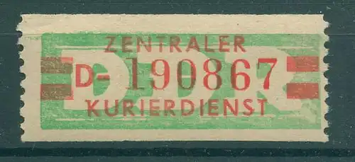 DDR ZKD B 1958 Nr 31II D postfrisch (228483)