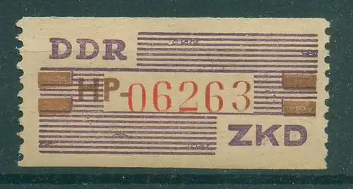 DDR ZKD B 1960 Nr VI-HP postfrisch (228487)