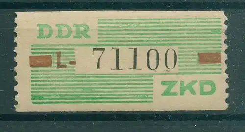 DDR ZKD B 1960 Nr VII-U postfrisch (228490)