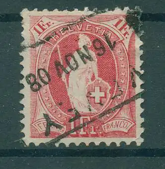 SCHWEIZ 1907 Nr 93D gestempelt (228591)