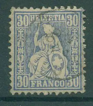 SCHWEIZ 1867 Nr 33 gestempelt (228608)