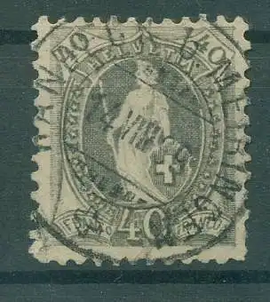 SCHWEIZ 1882 Nr 61A gestempelt (228610)