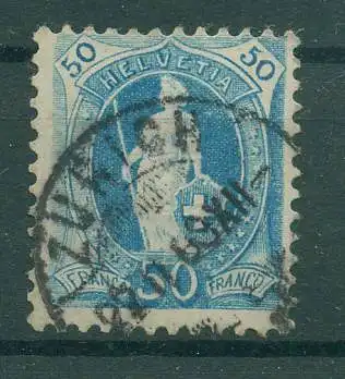 SCHWEIZ 1882 Nr 62A gestempelt (228612)