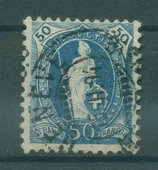 SCHWEIZ 1882 Nr 62C gestempelt (228613)