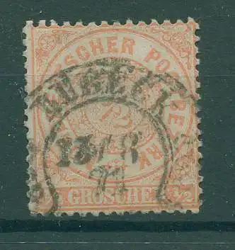 NDB 1869 Nr 15 gestempelt (228620)