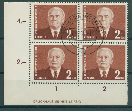 DDR 1953 Nr 343 DZ gestempelt (228651)