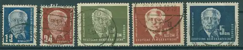 DDR 1950 Nr 251-255 gestempelt (228652)