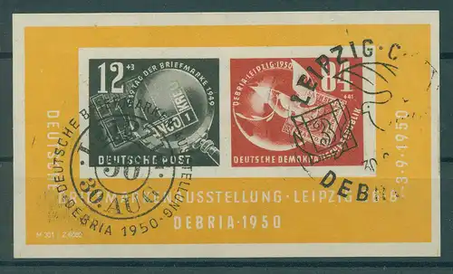 DDR 1950 Block 7 gestempelt (228660)