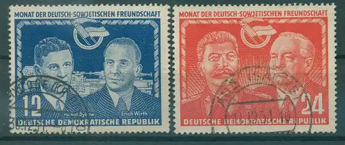 DDR 1951 Nr 296-297 gestempelt (228666)